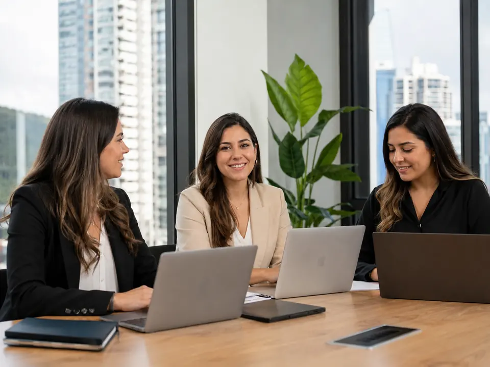 Equipo de PJC Solutions gestionando procesos comerciales